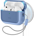 MagSafe AirPods Pro ESR Orbit Halolock &uuml;mbris &ndash; usaldusv&auml;&auml;rseks kaitseks ja juhtmevabaks laadimiseks.