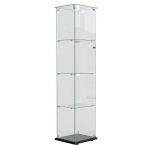 Vitriinkapp, 40 &times; 35 &times; 163 cm, 4 riiulit, 2 valgustit