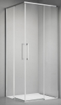 Du&scaron;ikabiin ELEGANCE 90x90 kroom/l&auml;bipaistev ilma aluse