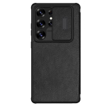 Koti - NILLKIN - Galaxy S25 Ultra - Kunstlik nahk - Magnetkinnitus - Objektiivikaitse