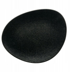 Verlo tasapinnaline taldrik 39x31 cm, must, portselan