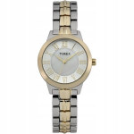 Timex Tw2y38300 naiste k&auml;ekell, h&otilde;bedane ja kuldne