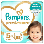 Pampers Premium Care Tape m&auml;hkmed, suurus 5, 58 tk.