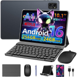 Tahvelarvuti Android 16 T20 10.1" 24GB + 256GB SD 2TB, 5000mAh, WiFi 6 koos klaviatuuri, hiire, pliiatsi ja kaitse&uuml;mbrisega