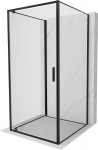 Mexen Exo-3S 3-seinaline avatav du&scaron;inurk 85 x 85 cm, l&auml;bipaistev, must - 8181-085-085-70-00-3S