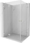 Mexen Lunar L Duo vasakpoolne hinged du&scaron;ikabiin 115 x 85 cm, l&auml;bipaistev, harjatud nikkel - 834L-115L-085P-97-00