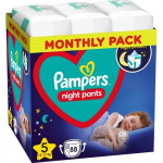 P&uuml;ksm&auml;hkmed Pampers Night Pants Monthly Pack, suurus 5, 12-17 kg, 88 tk