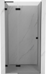 Mexen Lunar L du&scaron;iuks uksed vasakk&auml;elised 85 cm, l&auml;bipaistev, must - 834L-085-000-70-00-L