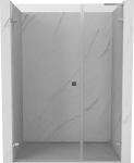 Mexen Lunar-B L du&scaron;iuksed, vasakpoolne, 140 cm, l&auml;bipaistev, kroom - 832SL-140-050-01-00-L