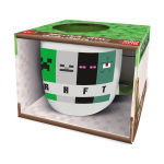 Minecraft Squared Pattern Young Adult Ceramic Elite Mug In Gift Box 385ml