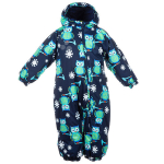 Huppa Laste talvekombe DEIRO 1, navy pattern, 74