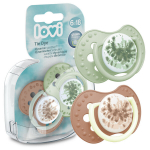 Lovi Dynamic silikoonist lutt "tie Dye" 2 tk. 6-18 kuud