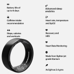 Nutikas s&otilde;rmus, ULTRAHUMAN Ring Air, maailma kergeim une j&auml;lgimise kantav seade
