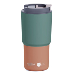 Asobu termokruus keraamilise kattega, 0,65 L, pastellroheline