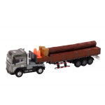 Puiduauto haagis 1:24 puidupalkide helituled puidust veoauto haagis 1:24