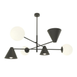 Laelamp HERMES 6 BLACK - Emibig