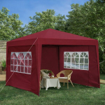 Kokkupandav paviljon, 3x3 m, terasraam, 4 seina, 1 tk