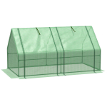 Kasvuhoone taimedele, 180x90x90 cm, PE kile, 1 tk