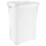 Plastist pesukorv valge 55 l Orion, Skalbinių krep&scaron;ys plastikinis baltas 55 l