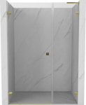 Mexen Lunar-B L vasakpoolsed avatavad du&scaron;iuksed 115 cm, l&auml;bipaistev, kuldne - 832SL-115-050-50-00-L