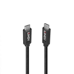 Lindy USB 3.2 Type C kaabel 36977 1.5m, 20Gbps, 100W PD, GRS, USB 3.2 Type A Male, USB 3.2 Type C Male