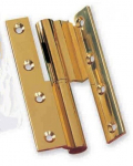 Ukse hing 497, 120x80x4mm, I-parem, kroomitud, matt