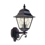 Seinale kinnitatav v&auml;lisvalgusti Elstead Lighting Norfolk NR1-BLK