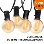 V&auml;litingimustes kasutatav valguskett (LED tuled) 50 m Elegance