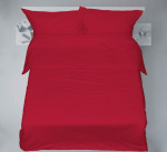 Koodi voodipesukomplekt Chinese Red, 200x200, 3-osaline