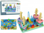 Puidust klotside komplekt lastele Lean Toys Veemaailm