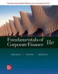 ISE Fundamentals of Corporate Finance 11th edition