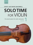 Solo Time for Violin Book 1 plus CD: 16 concert pieces for violin and piano
