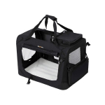 Loomade transpordikott, suurus M, must