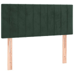 vidaXL voodiraam peats, tumeroheline, 80x5x78/88 cm, samet