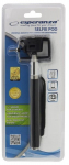 Selfie pulk (Selfie stick) Selfie stick Esperanza EMM107 Mini, sobib telefonile ja fotoaparaadile, 20-100 cm pikk, must, Selfie stick Esperanza EMM107 Mini, sobib telefonile ja fotoaparaadile, 20-100 cm pikk, must