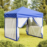vidaXL kokkupandav peotelk seintega, sinine, 2 x 2 m, Mėlyna