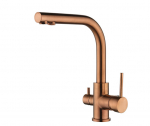 K&ouml;&ouml;gisegisti joogivee kraaniga Aquasanita Akvaduo 2663L, PVD Copper