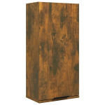 vidaXL seinale kinnitatav vannitoakapp, suitsutatud tamm, 32x20x67 cm