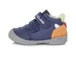 Nahast saapad poistele D.D.STEP. S038-316. Royal Blue.