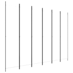 vidaXL 6 paneeliga sirm, valge, 300x220 cm, kangas