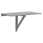 vidaXL kokkupandav seinalaud, hall Sonoma tamm, 100x60x56 cm tehispuit