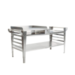 GrillSymbol pizzaahju aluslaud Baso-XL roostevaba