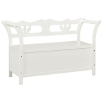 vidaXL pink, valge, 107 x 45 x 75,5 cm, nulupuit