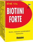Vitabalans Biotin Forte Biotiin loomadele, 60 tk.