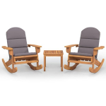 vidaXL 3-osaline Adirondack aiam&ouml;&ouml;blikomplekt, akaatsiapuit