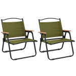 vidaXL matkatoolid 2 tk, roheline, 54 x 43 x 59 cm, oxford-kangas