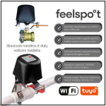 Nutikas vee- ja gaasiventiili kontroller Feelspot FS-VC01 WiFi