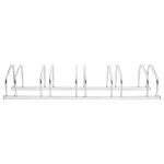 vidaXL jalgrattahoidja 5 rattale, tsingitud teras