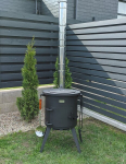 Kaasani pliit 8L potile koos korstnaga, 3mm