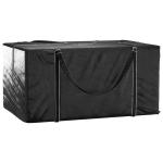 vidaXL aiapatjade hoiukott, must, 150 x 75 x 75 cm, pol&uuml;et&uuml;leen